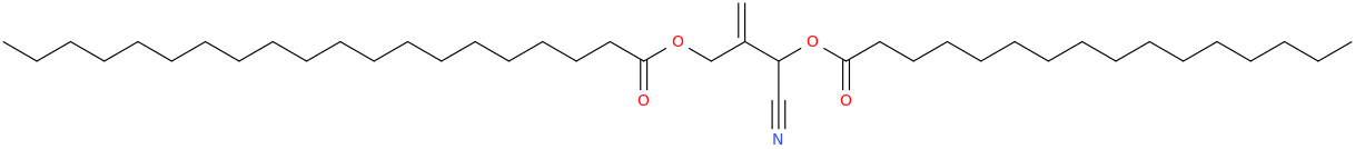 2 [cyano [hexadecanoyl]oxymethyl]prop 2 enyl eicosanoate